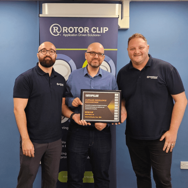 rotor clip receiving caterpillar award